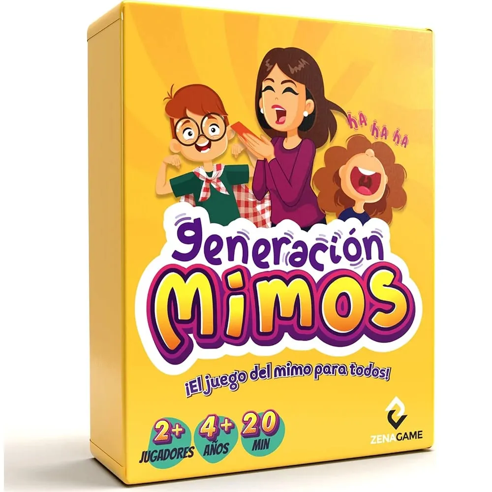 Generación Mimos Juego de Mesa Familiar Divertido con 400 Mímicas para Niños y Adultos Juego de Cartas de Mímica — image 1