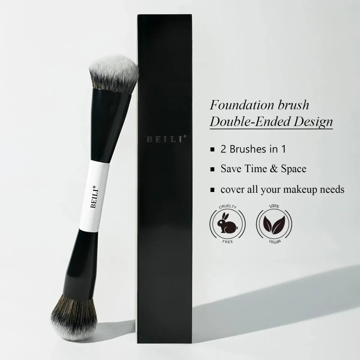 Dual-Ended Foundation Brush for Liquid & Cream Blend & Sculpt — image 2