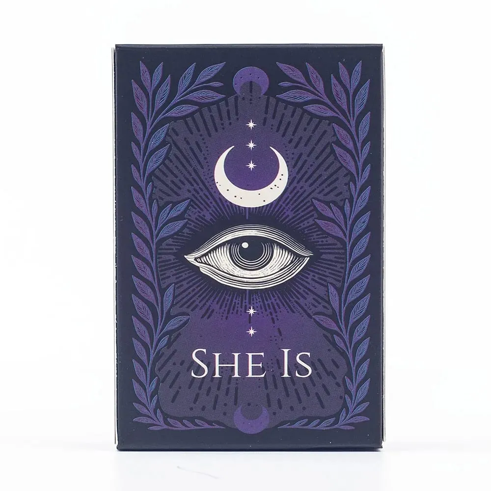 SHE IS Mindfulness Self-Care Cards Inner Dialogue Self-Reflection Tool for Becoming & Belonging Interactive Board Playing Game — image 4