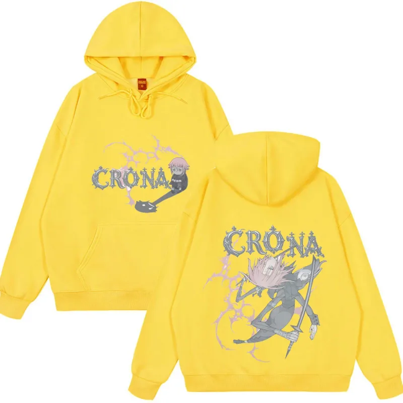 Japanese Anime Soul Eater Crona Funny Hoodies Men's Women Clothing Fashion Oversized Streetwear Casual Long Sleeve Fleece Wears — image 5