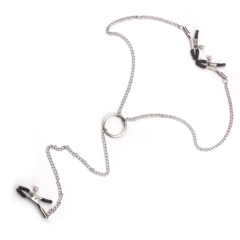 Mga Larong Pang-adulto Mga Sexy na Laruan Para sa Babae Mag-asawa BDSM Pagkaalipin Fetish Collar Chain Collars Nipple Clamps Vagina Clitoris Sex Products 18+ — image 5