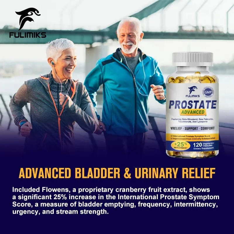 Prostate Supplement with Saw Palmetto Support Male Prostate Bladder & Urinary Tract Health Herbal Hair Care Anti-Hair Loss — image 2
