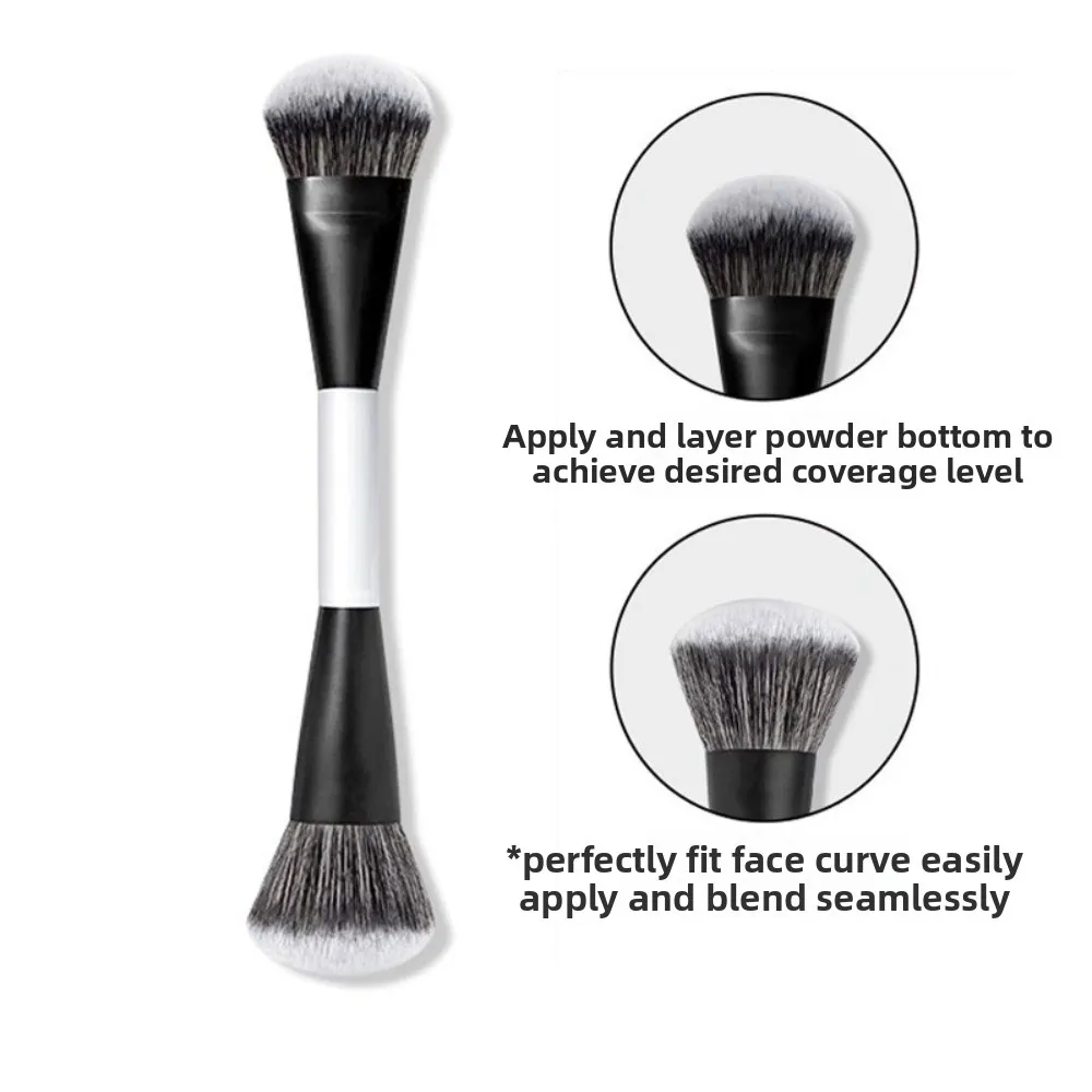 Dual-Ended F4 Contour Face Brush Multi-purpose High Coverage Makeup Brushes Cosmetic Beauty Powder Blush Brush Makeup Tools — image 4