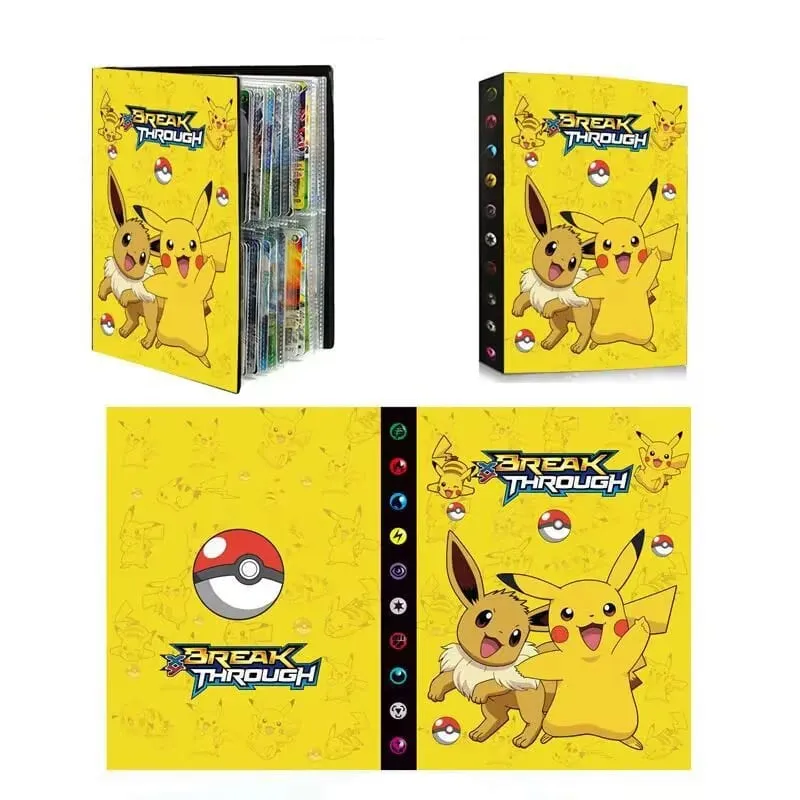 240pcs Fire Dragon Card& Diablo-Fire Dragon Card Book Charizard Cards Album Book Game Card VMAX GX Holder Binder Series Gift — image 14