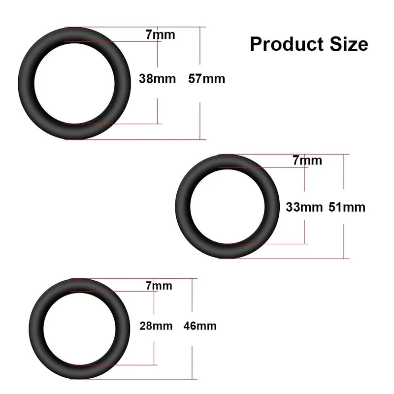 Soft Silicone Cock Ring Sex Toys Penis Ring for Man Delay Ejaculation Penisring Male Couples Adult Cockring Dick Genital Ring — image 8