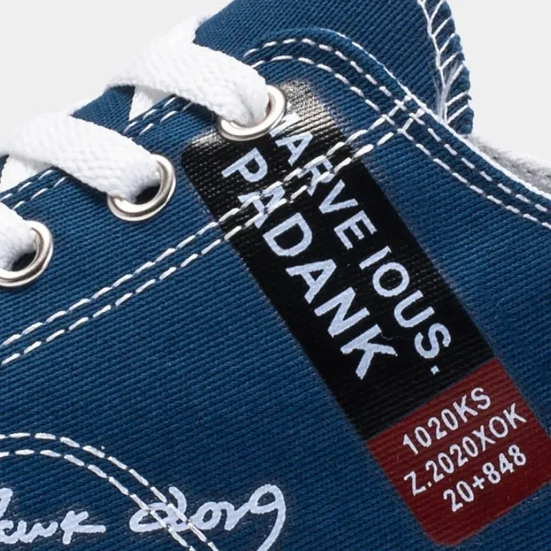 Men's Canvas Shoes Breathable Men Casual Shoes Outdoor Sneakers Comfortable Low-Top Men Tennis Shoes Zapatillas De Deporte — image 7