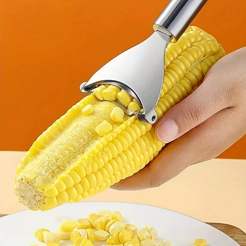 1pc Corn Cob Strippe -Multifunctional Peeler for Kitchen-Vegetable Peeler-Creative Corn Stripper-Reusable Corn Thresher — image 3