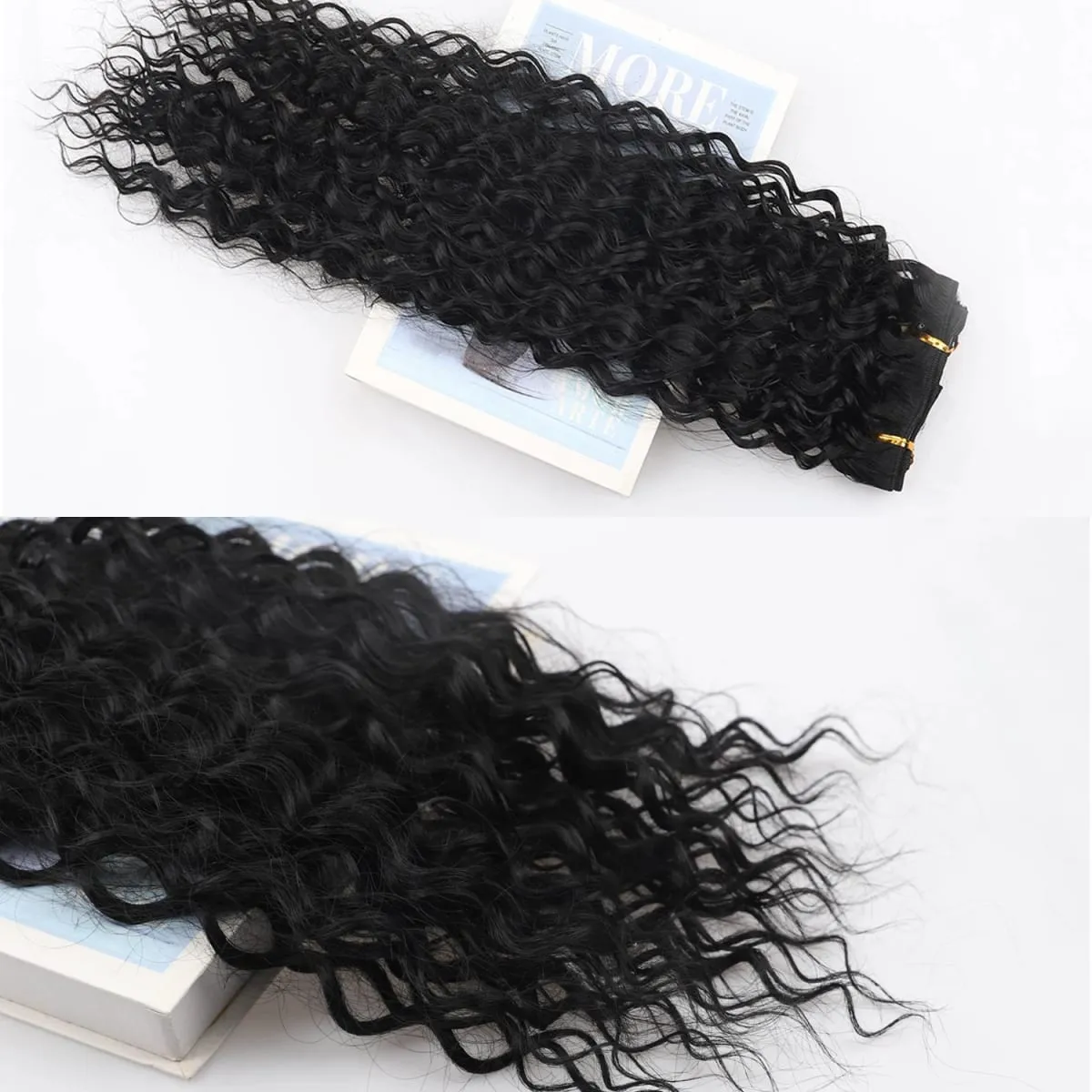 Synthetic Long Loose Curly Hair Extensions 9pcs/set Clip-in Hair Increase Hair Volume Daily Use