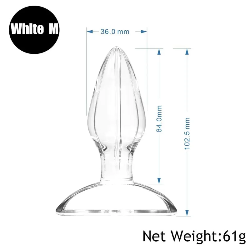 Anal Butt Plug Anal Trainer Sex Toy with Pleasure Wand with Tapered Head Unisex Bum Plug for Men Women — image 4