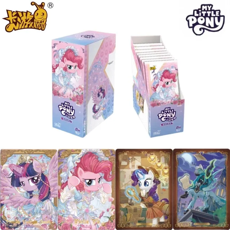 New My Little Pony Friendship Forever Card Huiyue Pack 9 European Retro Style Ultimate Fantasy Card Anime Peripheral Gift — image 1