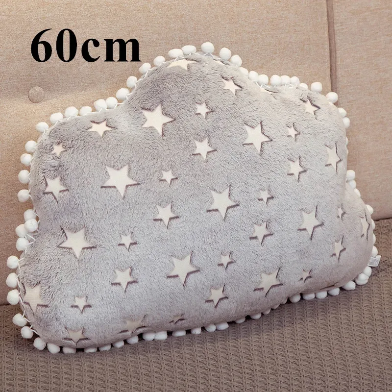 INS Plush Sky Series Luminous Cloud Moon Star Pillow Soft Cushion Kawaii Stuffed Plush Toys For Children Baby Kids Toy Girl Gift — image 12