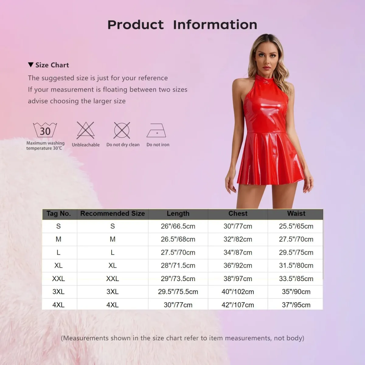 Fényes lakkbőr fényes mini A-vonalú latex ruha női swing szoknya Skater Bodycon mini ruha Rave Disco Party Clubwear