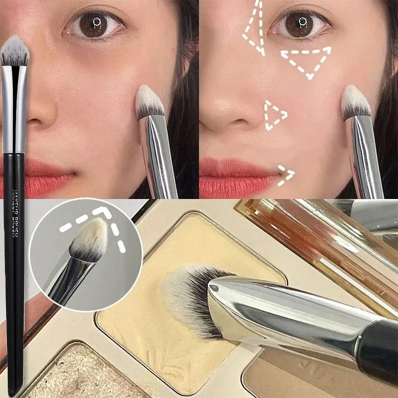 Concealer Makeup Brush Triangle Beveled Precision Soft Smudge Brushes Cover Acne Dark Circles Multi-Function Detail Makeup Tools — image 1