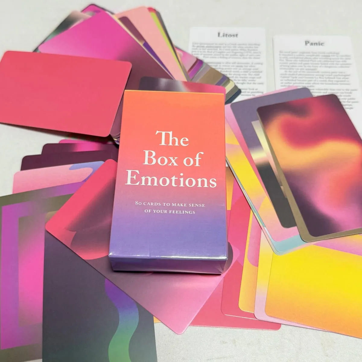 The Box of Emotions Deck Engish Version 80 Cards To Make Sense of Your Feelings — image 1