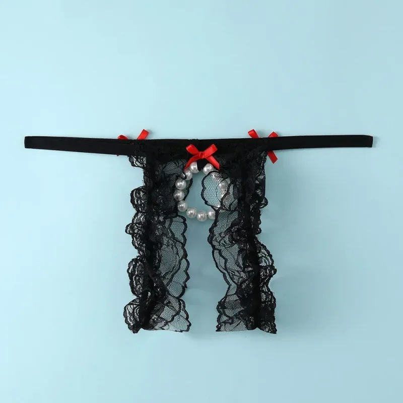 Homens sexy renda aberta-virilha cintura baixa roupa interior buraco bolsa tangas g-strings cuecas nádegas oco tanga exposto galo — image 3