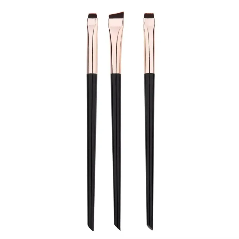 3/6/9/12Pcs Angled Eyeliner Brush Micro-Fine Tip for Brows & Cut Crease Vegan Professional Makeup Brushes — image 10