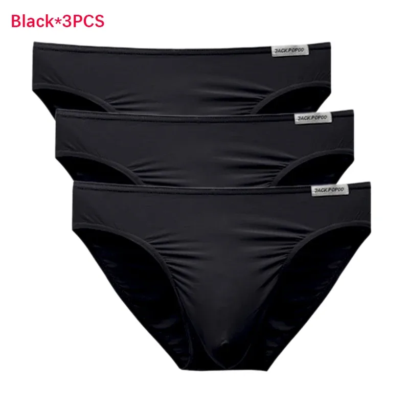 3PCS/Lot Men's Underwear Modal High Quality Soft Briefs Breathable Comfortable Youth Underpants Male Sexy U Bulge Pouch Panties — image 37