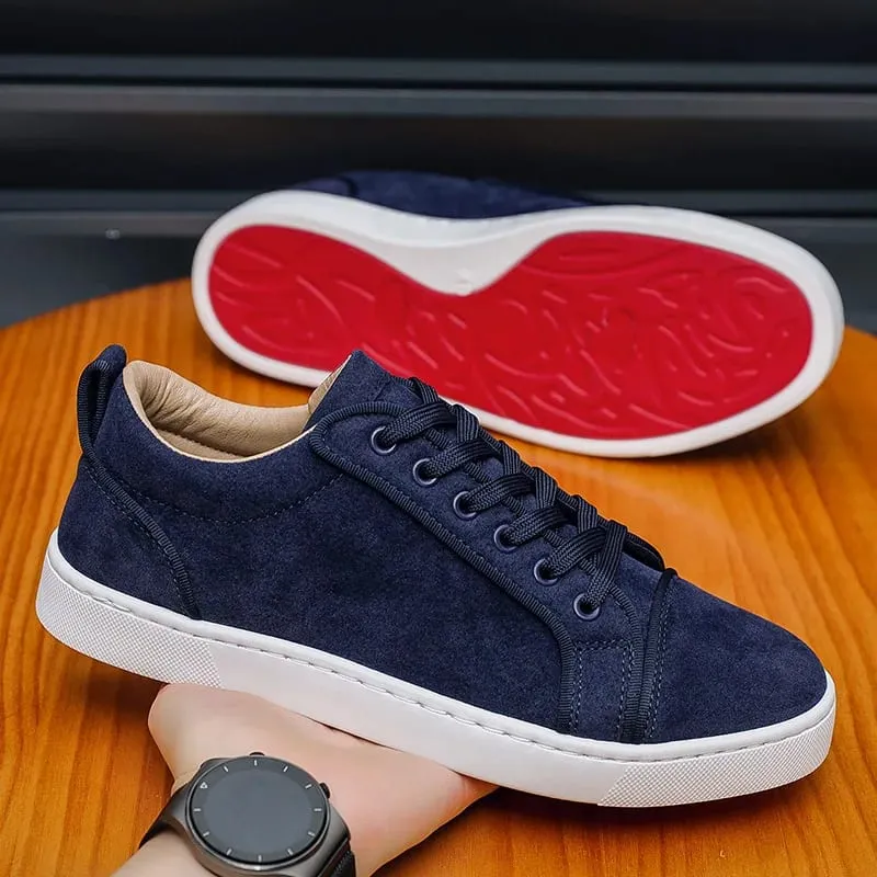 2026 New Trendy Round Toe Men Casual Flats Comfortable Non Slip Hard Wearing Sport Shoes Cross Tied Concise Lightweigh Sneakers — image 12