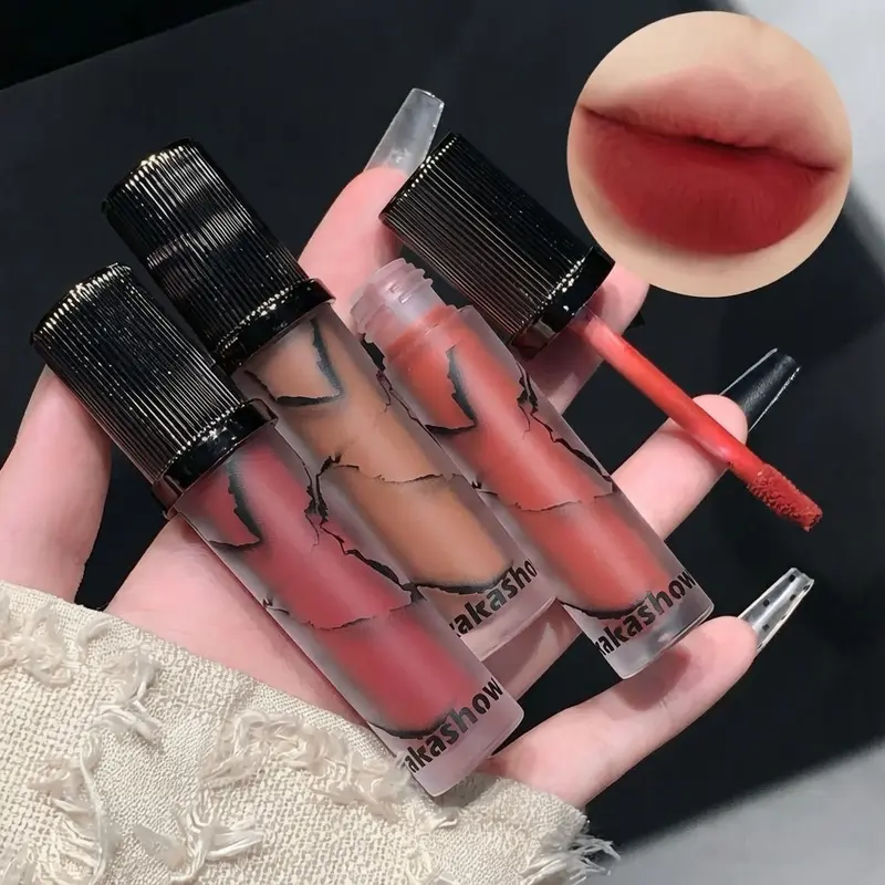 Marmor Matte Lip Mud Velvet Soft Fog Lip Tint Langlebige Antihaft-Cup-Lippenkosmetik — image 2