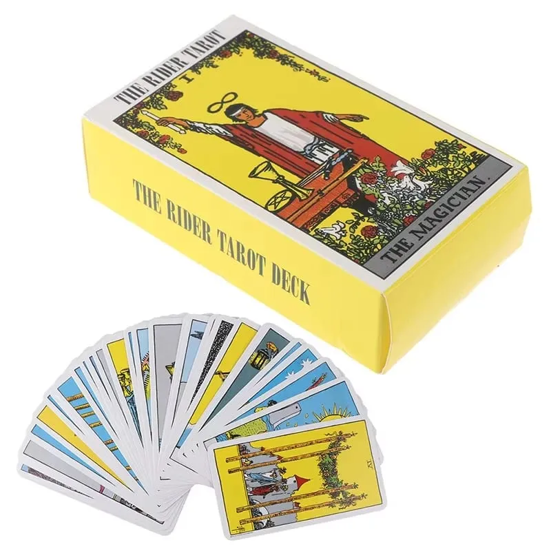 Hot Sell Rider Waite Tarot Card Divination Personal Use Tarot Deck Full English Spanish Version Oracles Deck for Girl Board Game — image 1