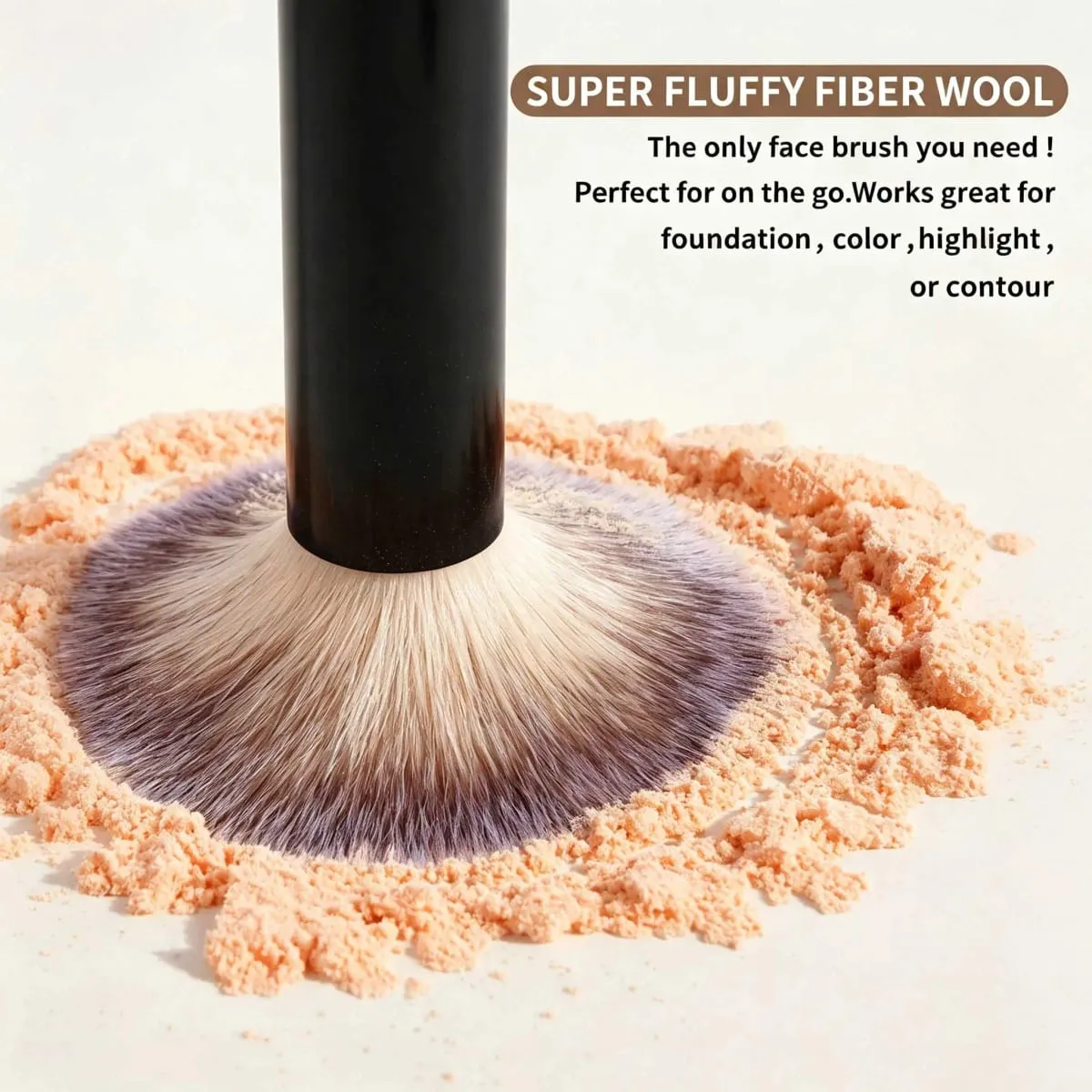 14Pcs Complete Makeup Brush Set Soft Synthetic Hair Foundation Blush Loose Powder Concealer Contour Blending Brushes Portable Tr — image 5