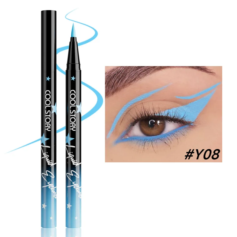 Red White Black Waterproof Eyeliner Pencil Untra-fine Liquid Eye Liner Pen Quick Dry Long Lasting Non Smudge Makeup Cosmetics — image 18