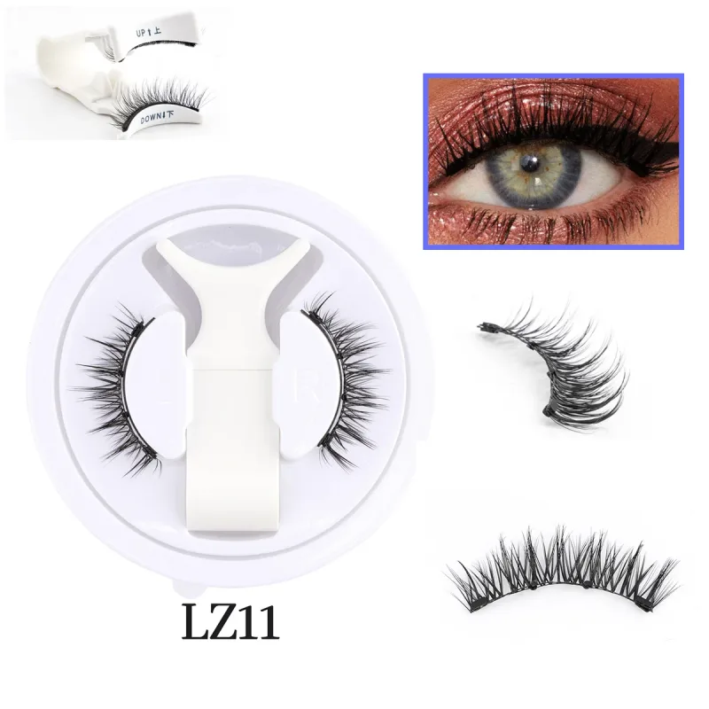1 Pair New Magnetic Eyelashes Set With Tweezers Makeup Natural Light Eyelash Extension Tools Reusable False Eye Lashes — image 11