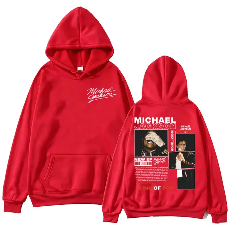 Rock Singer Michael Jackson Merch Hoodies Men Women Fashion Vintage Hooded Sweatshirts High Quality Fleece Oversized Pullovers — image 10