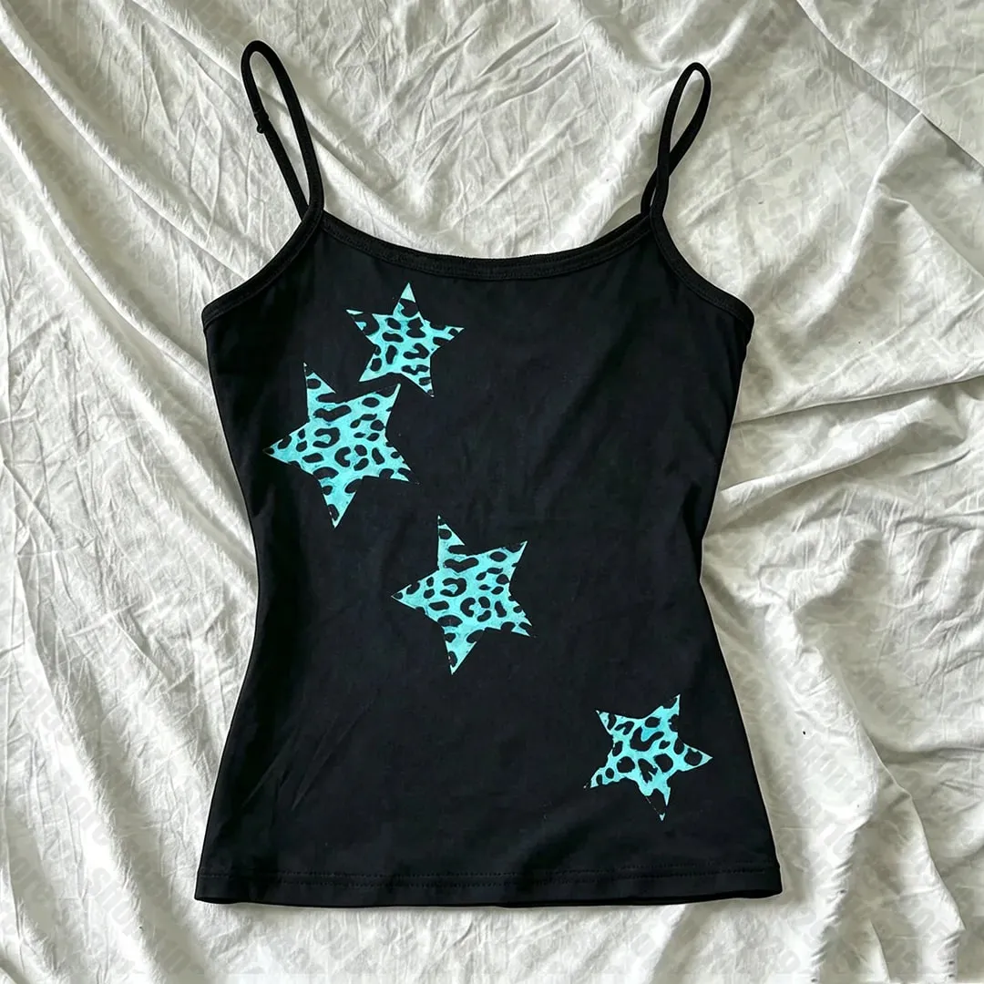 2000s Y2k Tops With Suspenders Emo Crop Top Woman 90s Clothes Vintage Corset Top Women Aesthetic Women's Blouses Tanks & Camis
