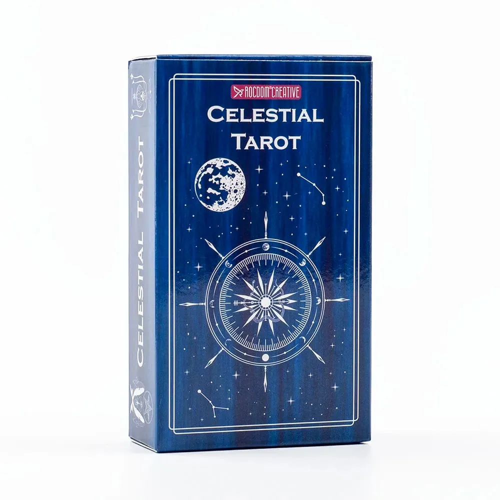 Celestial Tarot filled with the mysterious atmosphere of cosmic celestial bodies Divination Edition Deck Board Playing Games — image 3