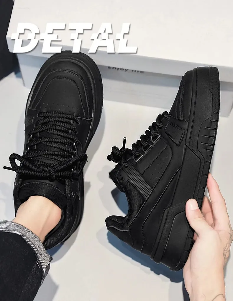 Men Sneakers Casual Shoes Men Flats Zapatillas Hombre Lightweight Pu Leather Breathable Shoe Mens White Sports Tenis Shoes — image 9