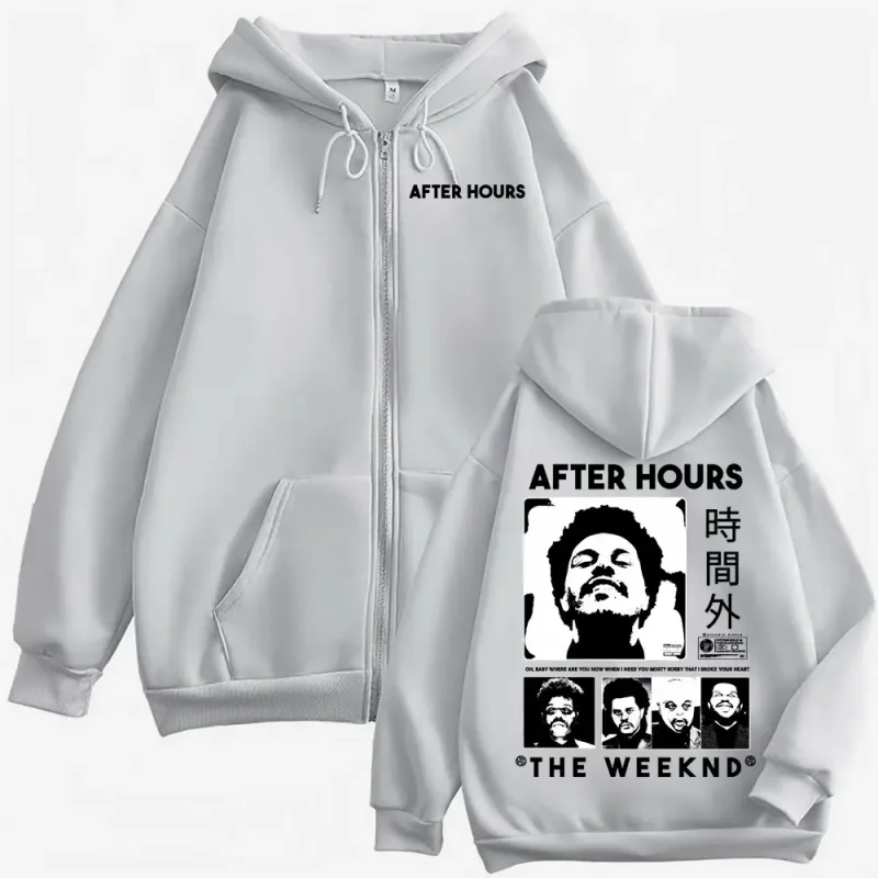 The Weeknd After Hours Til Dawn Zipper Hoodies Men Women Fashion Streetwear Jacket Sweatshirt Fleece Cozy Zip Up Pullovers Coats — image 5