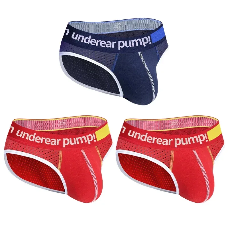 Cueca masculina de malha emagrecedora, cintura baixa, bolsa convexa em u, cintura elástica, respirável, cueca jockstrap colorida — image 39