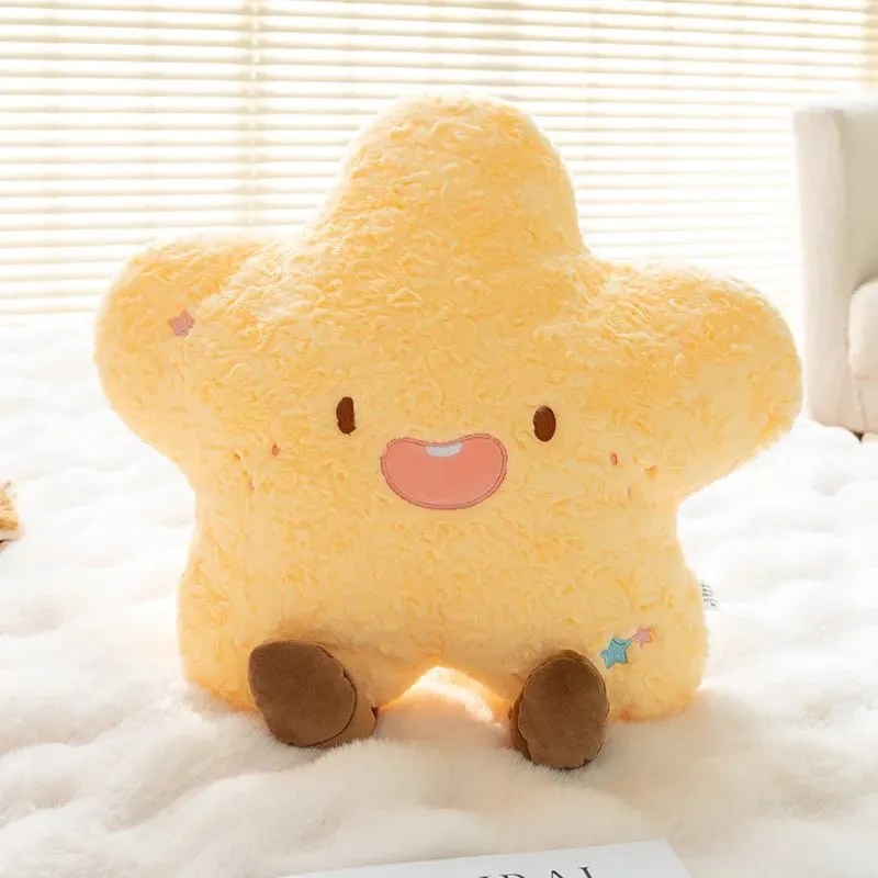 45cm Cute Rainbow Cloud Sun Moon Star Throw Pillow Cushion Rainbow Plush Toy Bedroom Decoration Doll Pillow Sofa Cushion — image 9