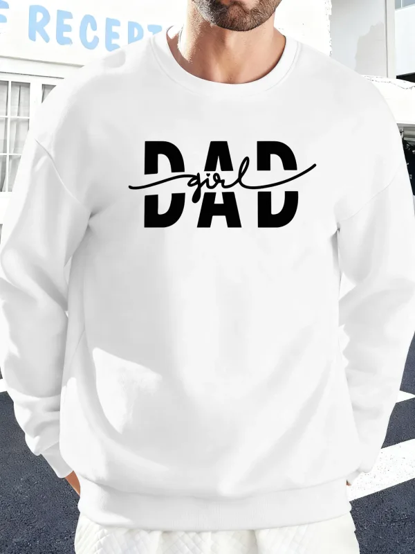 Pai menina carta criatividade impressão pulôver masculino outono quente sweatshirts oversized velo hoodies macio casual streetwear masculino — image 12