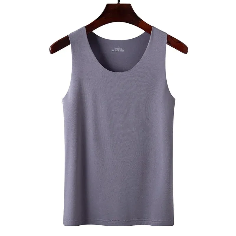 Summer Women Tank Tops Ice Silk Seamless Vest Female Thin Breathable Sleeveless Shirts Slim Camisoles Undershirts Black M-4XL