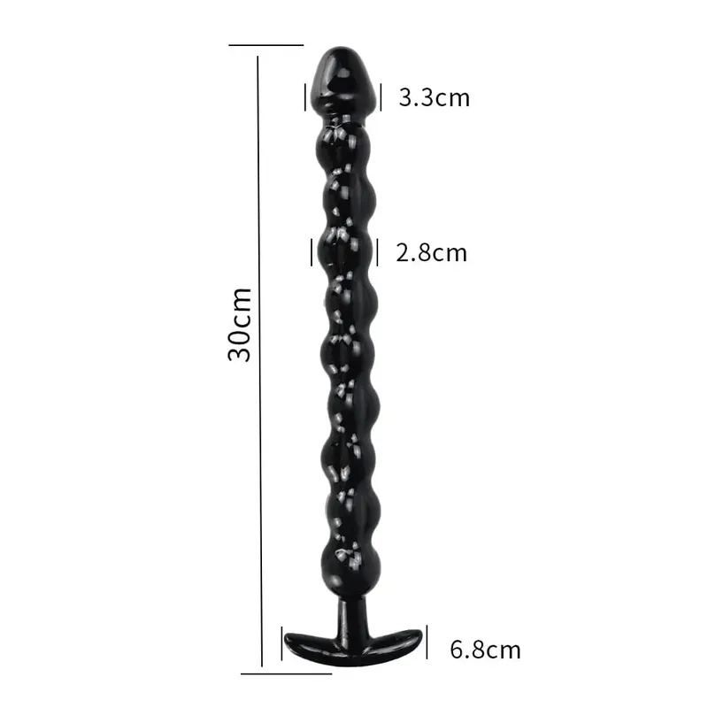 Plugue anal longo com bolas grandes, plugue grande para bunda, brinquedos sexuais eróticos para mulheres, homens, dilatador gay, massageador de próstata, produtos para adultos — image 12