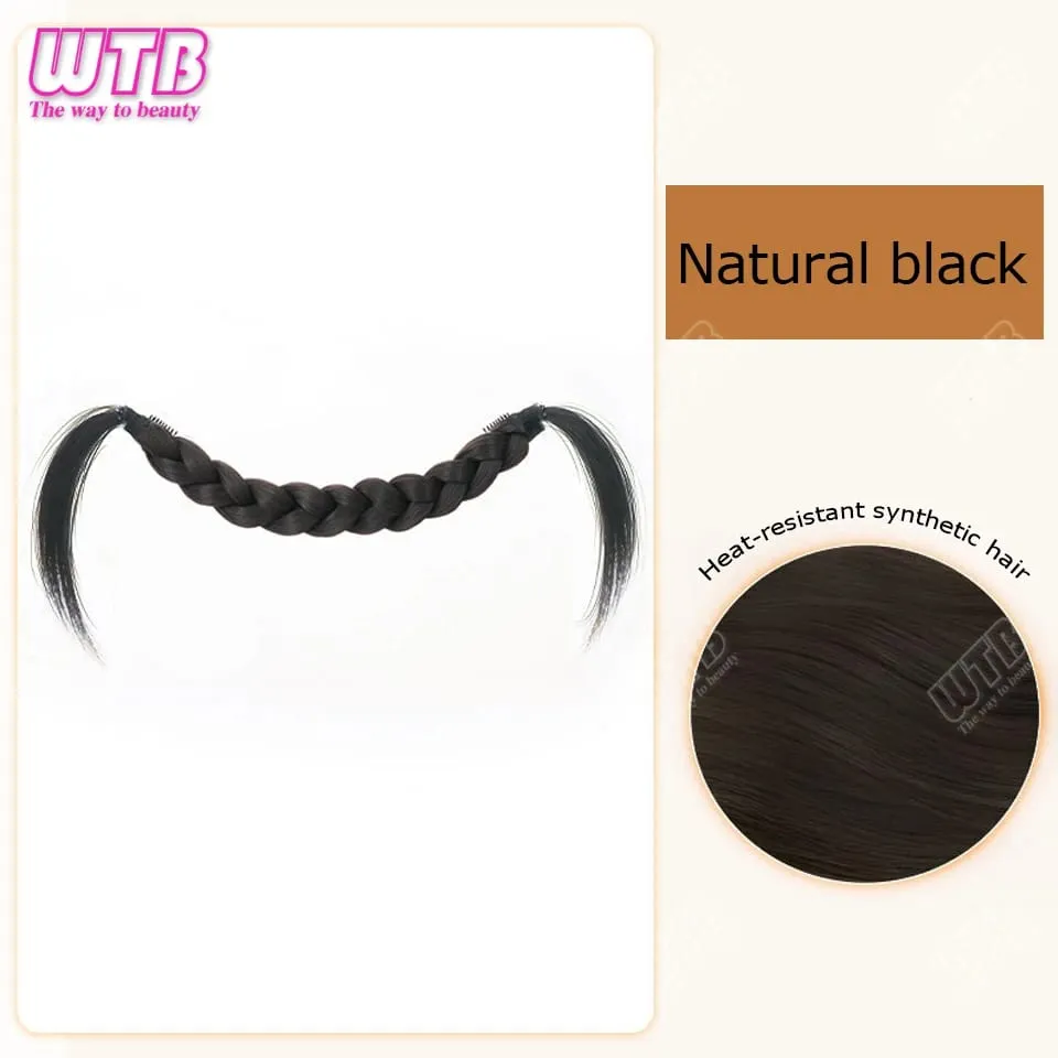Synthetic Hair Accessories Wig Hair Accessories Cute Headdress Natural Fluffy Braided Modeling Dress up Fake Braids Wig