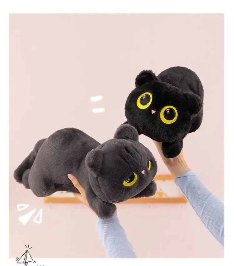 New Spot Black Cat Doll Party Cute Pillow Sofa Pillow Doll Indoor Decorations Holiday Gifts Holiday Souvenirs Meaningful Items.