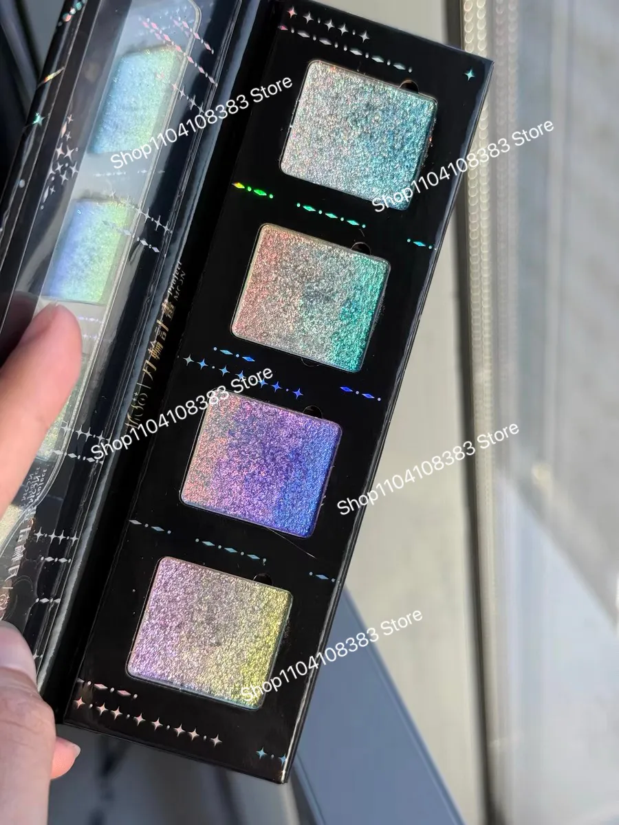 4 Color Eyeshadow Chameleon Shimmer Glitter Matte Eye Shadow Palette Long Lasting Eye Makeup