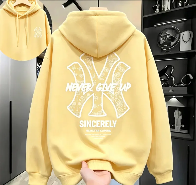 2026 Couple Collection - New Men's Hoodie for Autumn_Winter - American Retro Style — image 7