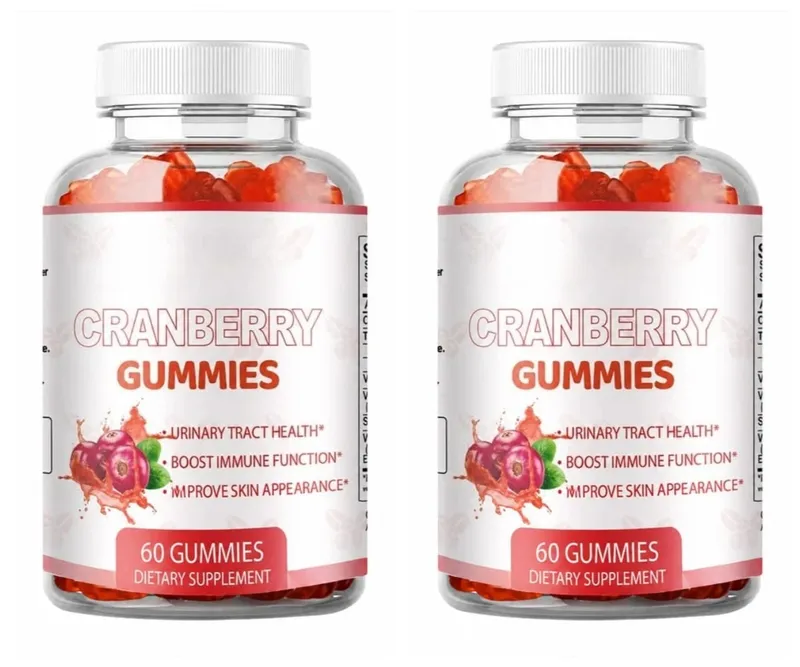 Cranberry Gummies for Urinary Tract Health Support with Vitamin C 40 Mg and Vitamin E 2.7 Mg 60 Gummies — image 8