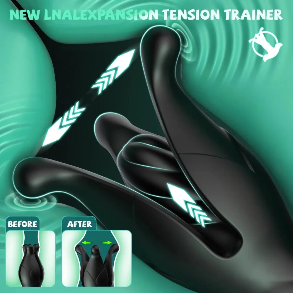 Remote Control Sex Toys Vibrator for Men Prostate Massager 9 Tension Shock Flapping Telescopic Vibrating Anal Plug for Adult — image 5