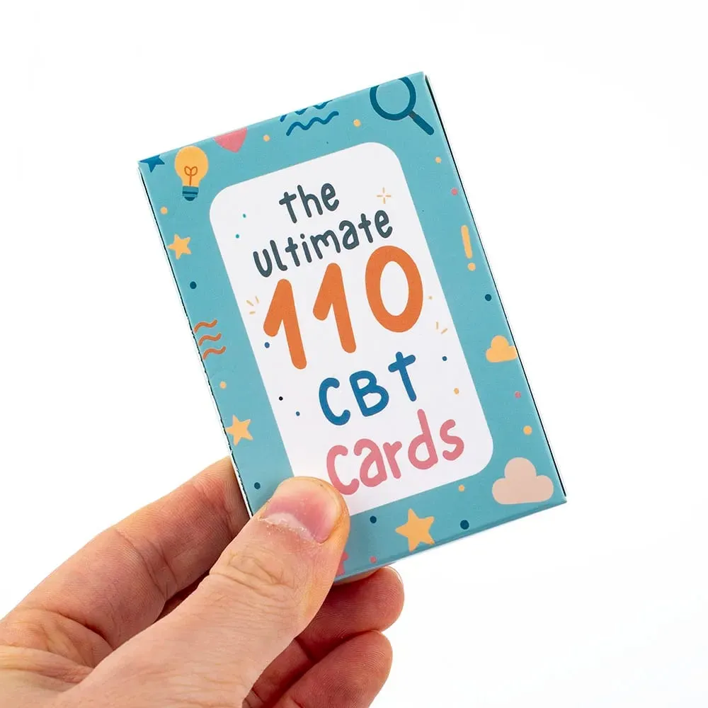 110pcs Adult Mindfulness Cards Emotional Management Supplies Stress Relief Tool Mental Wellness for Teens & Students Board Game — image 2