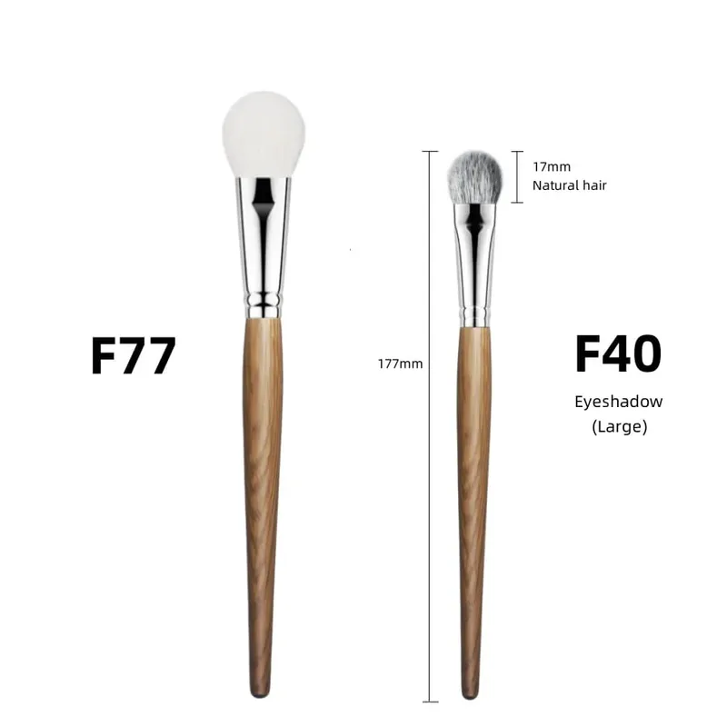 Natural Hair Blush Brush Face Highlighter Shadow Makeup Brushes Natural Goat Hairs Bronzer Pro Essential Cosmetic Tools — image 15