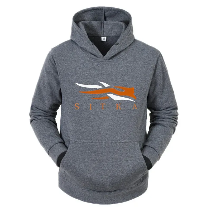 2026 Bagong SITKA Letter Printed Fashion Men's Street Harajuku Y2K Autumn/Winter Hoodie Hip Hop Warm Sports and Leisure Clothing — image 6