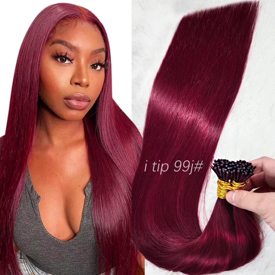 I Tip Human Hair Extensions 50g Straight Fusion Hair 30Inch Keratin Capsule Original Real Natural Hair Blonde Color — image 14