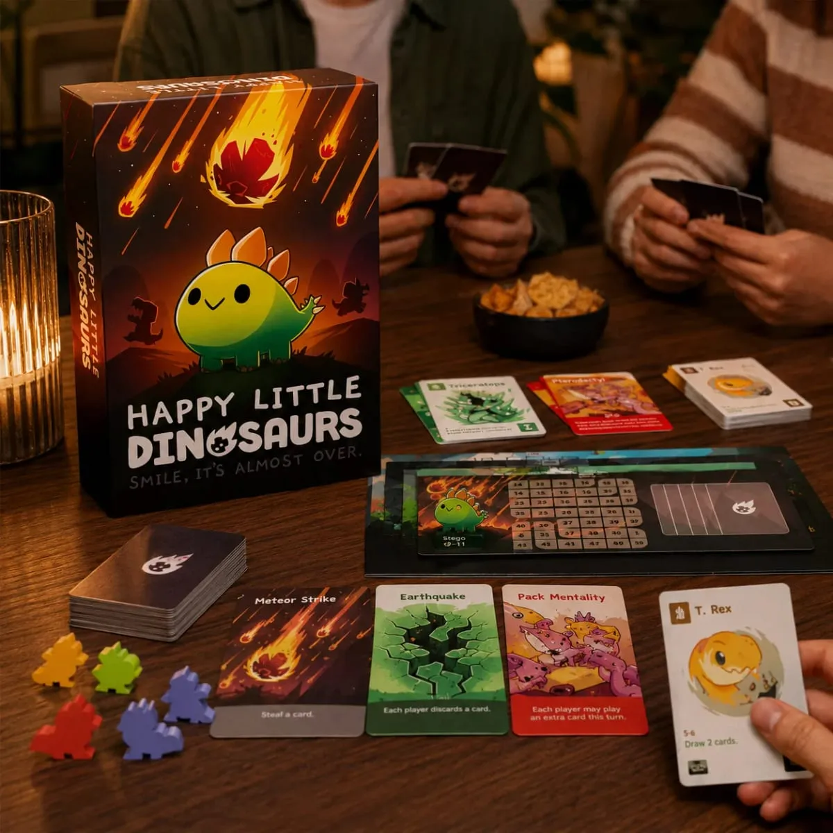 Happy Little Dinosaurs Cute Survival Strategy Card Board Game Fun Adventure Family Party Kids Adults Gift English Version — image 6