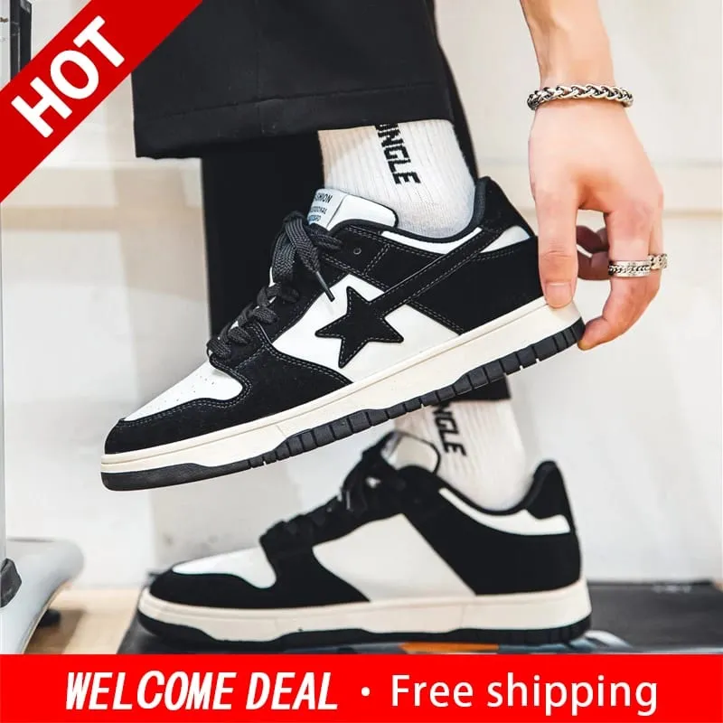 Men Women Classic Skateboard Shoes Casual Sneakers Flat Non‑Slip Breathable Fashion Street Style Board Shoes for Daily Outdoor W — image 7