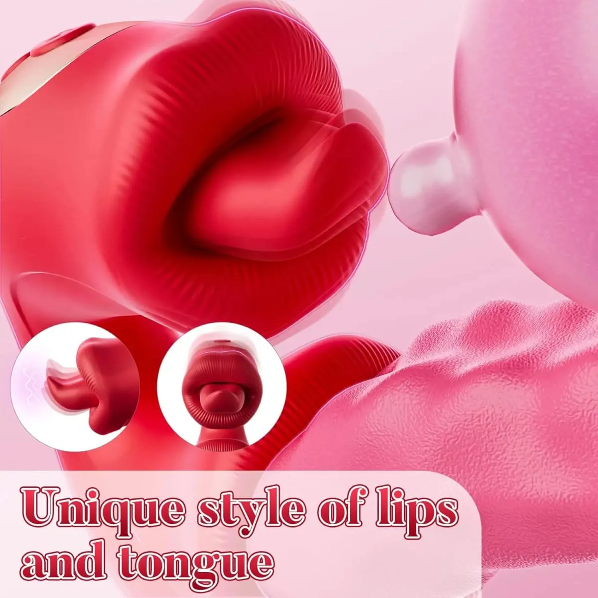 3 in 1 Tongue Thrusting Vibrator Sex Toys for Women G Spot Vibrator Adult Vibration Mode Dildo for Female Couples Games — image 3